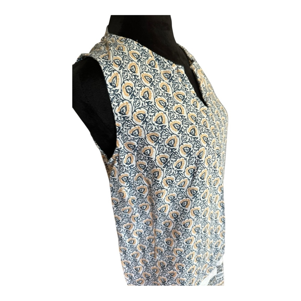 J. Jill Love Linen Women’s Elephant Print Sleeveless Tunic Top – Size S - Picture 11 of 16